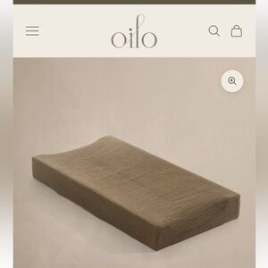 Oilo Studio 4-Layer Muslin Changing Pad Cover in Bar